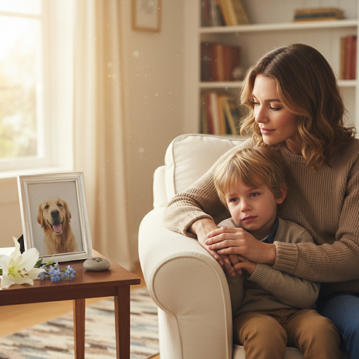 How to Gently Explain the Death of a Pet to Children?